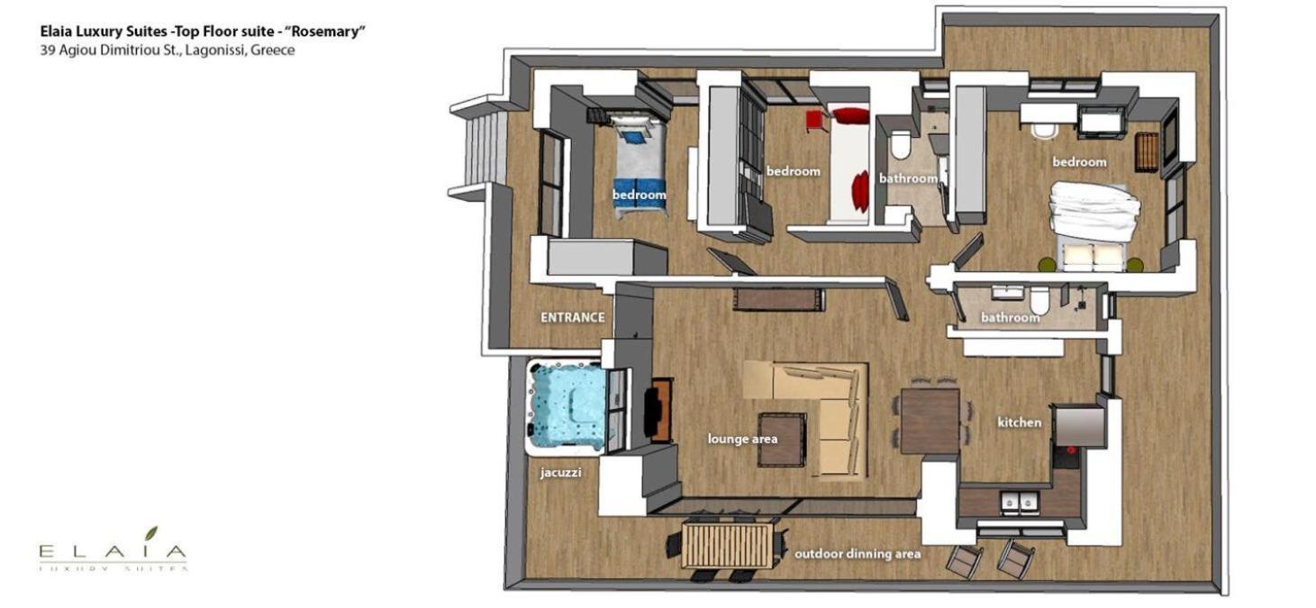 Elaia Luxury Suites Lagonisi Exterior foto