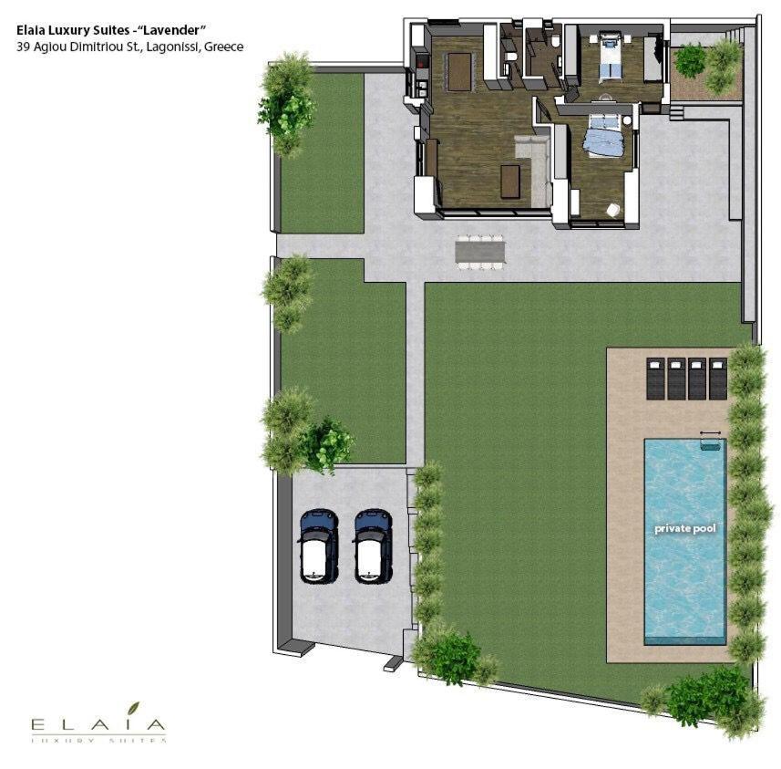 Elaia Luxury Suites Lagonisi Exterior foto