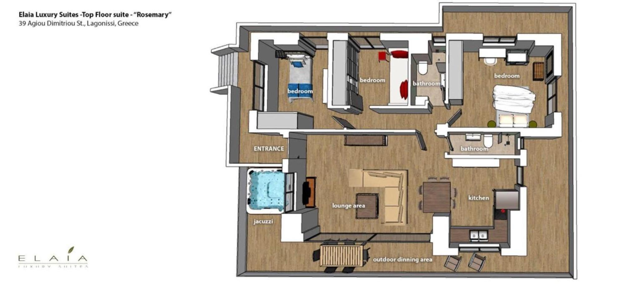 Elaia Luxury Suites Lagonisi Exterior foto